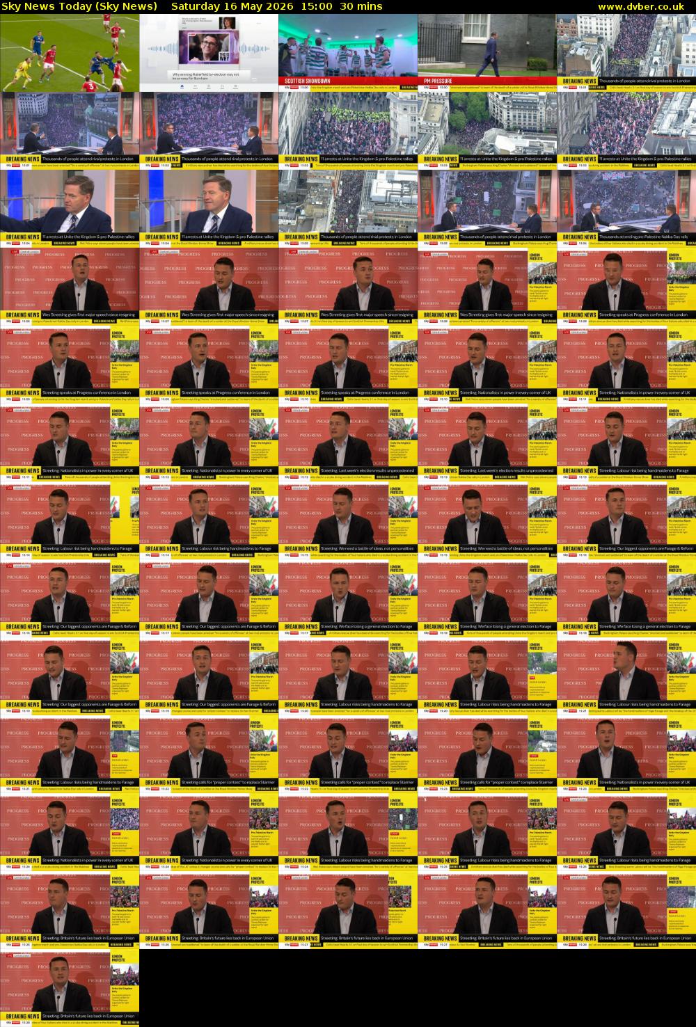 Sky News Today (Sky News) Saturday 16 May 2026 15:00 - 15:30