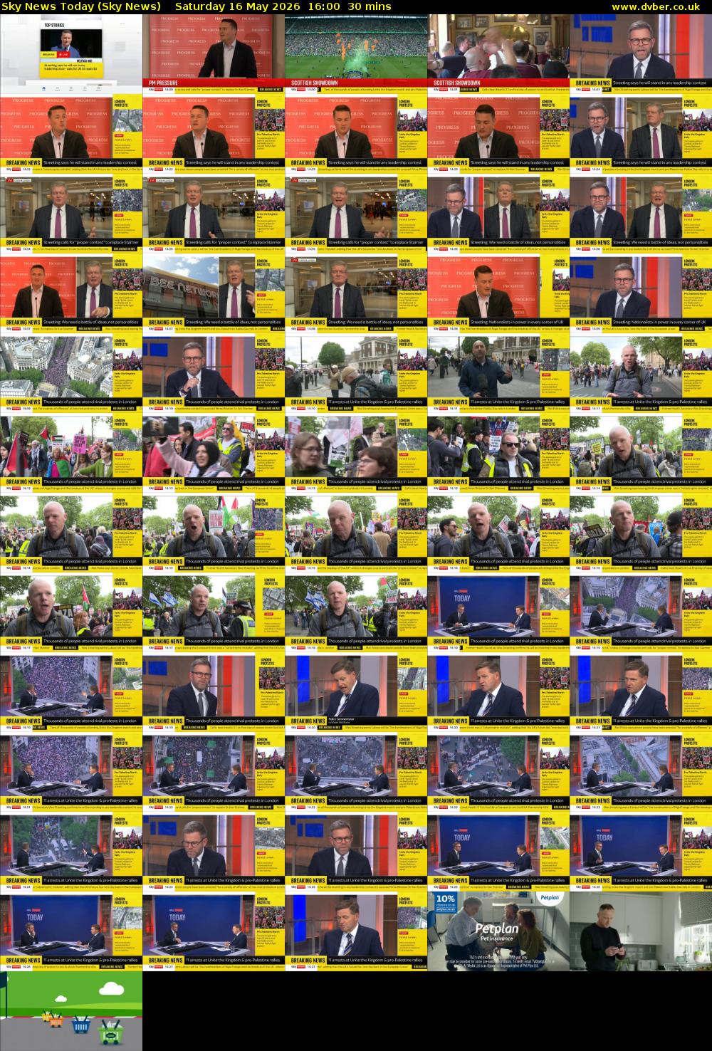 Sky News Today (Sky News) Saturday 16 May 2026 16:00 - 16:30