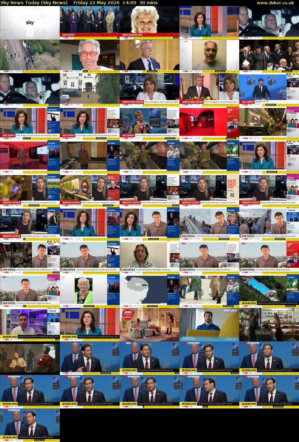 Sky News Today (Sky News) Friday 22 May 2026 14:00 - 14:30