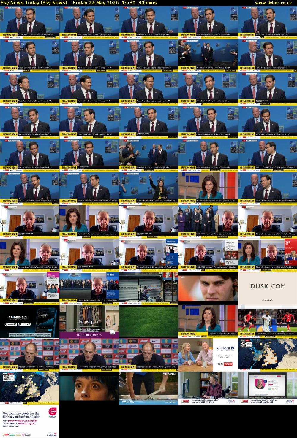 Sky News Today (Sky News) Friday 22 May 2026 14:30 - 15:00