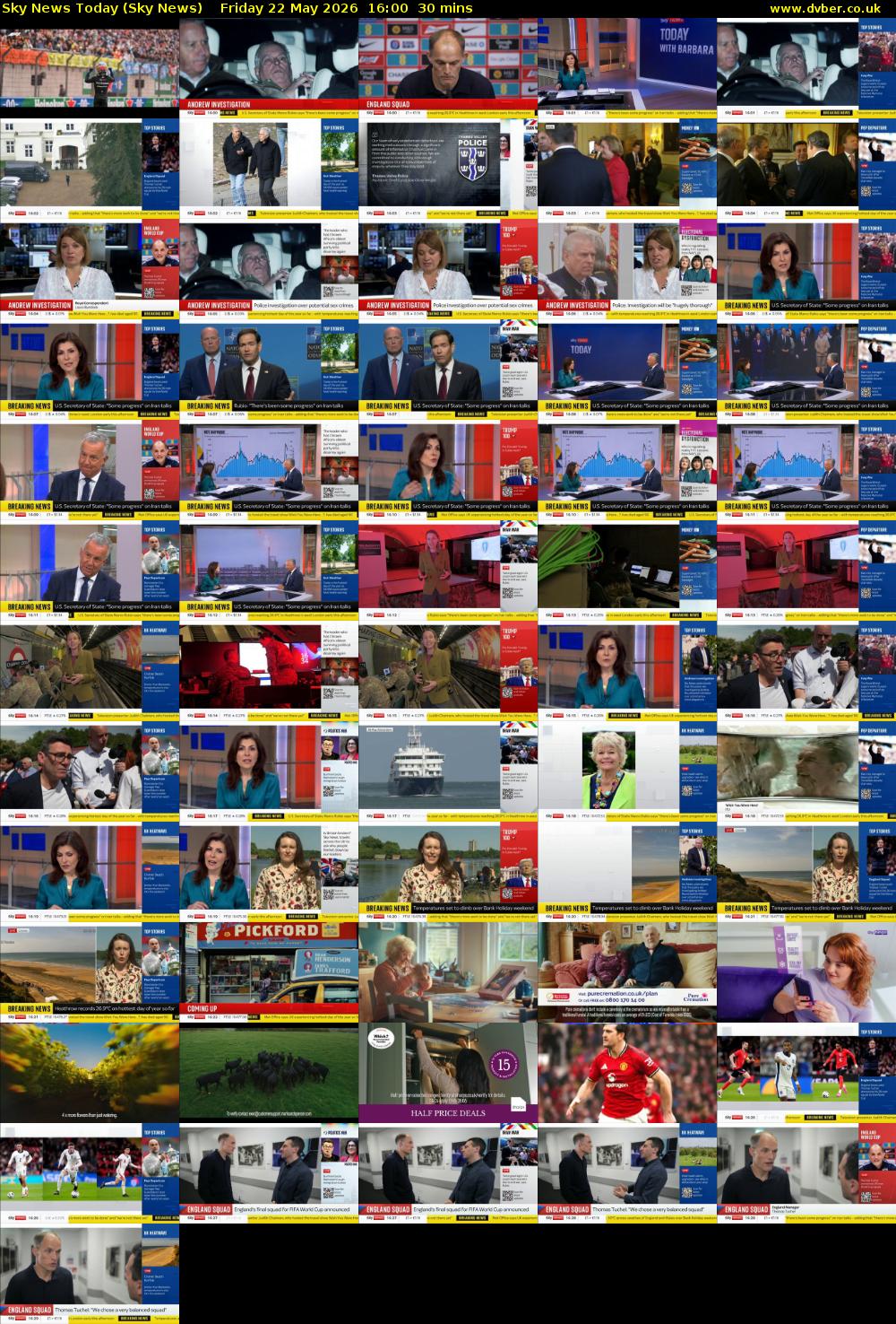 Sky News Today (Sky News) Friday 22 May 2026 16:00 - 16:30
