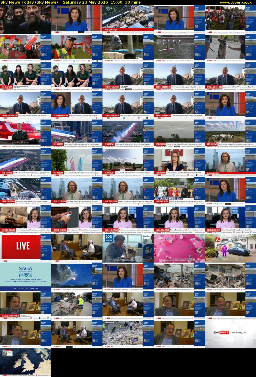 Sky News Today (Sky News) Saturday 23 May 2026 15:00 - 15:30