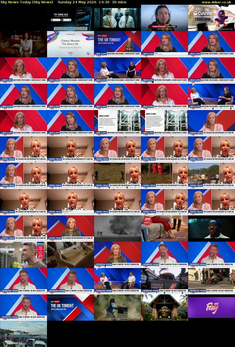 Sky News Today (Sky News) Sunday 24 May 2026 14:30 - 15:00