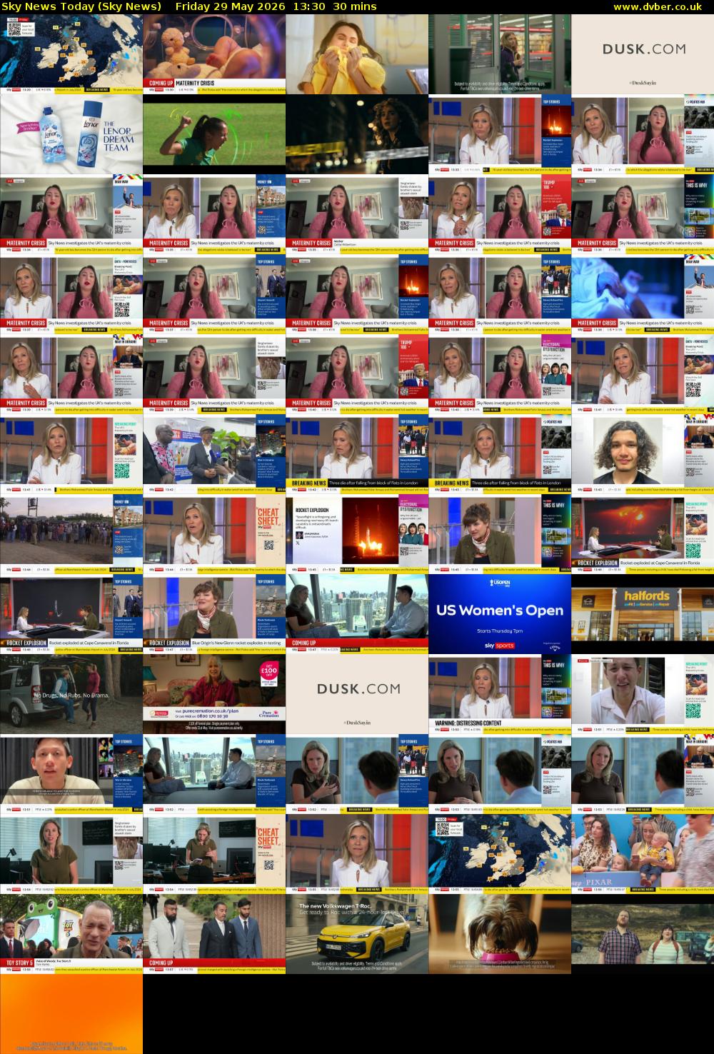 Sky News Today (Sky News) Friday 29 May 2026 13:30 - 14:00