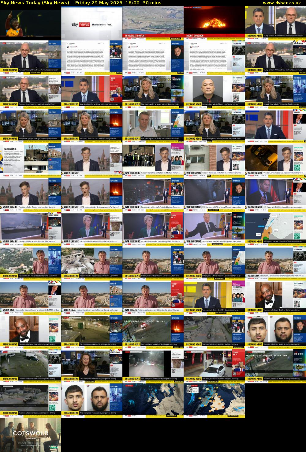 Sky News Today (Sky News) Friday 29 May 2026 16:00 - 16:30