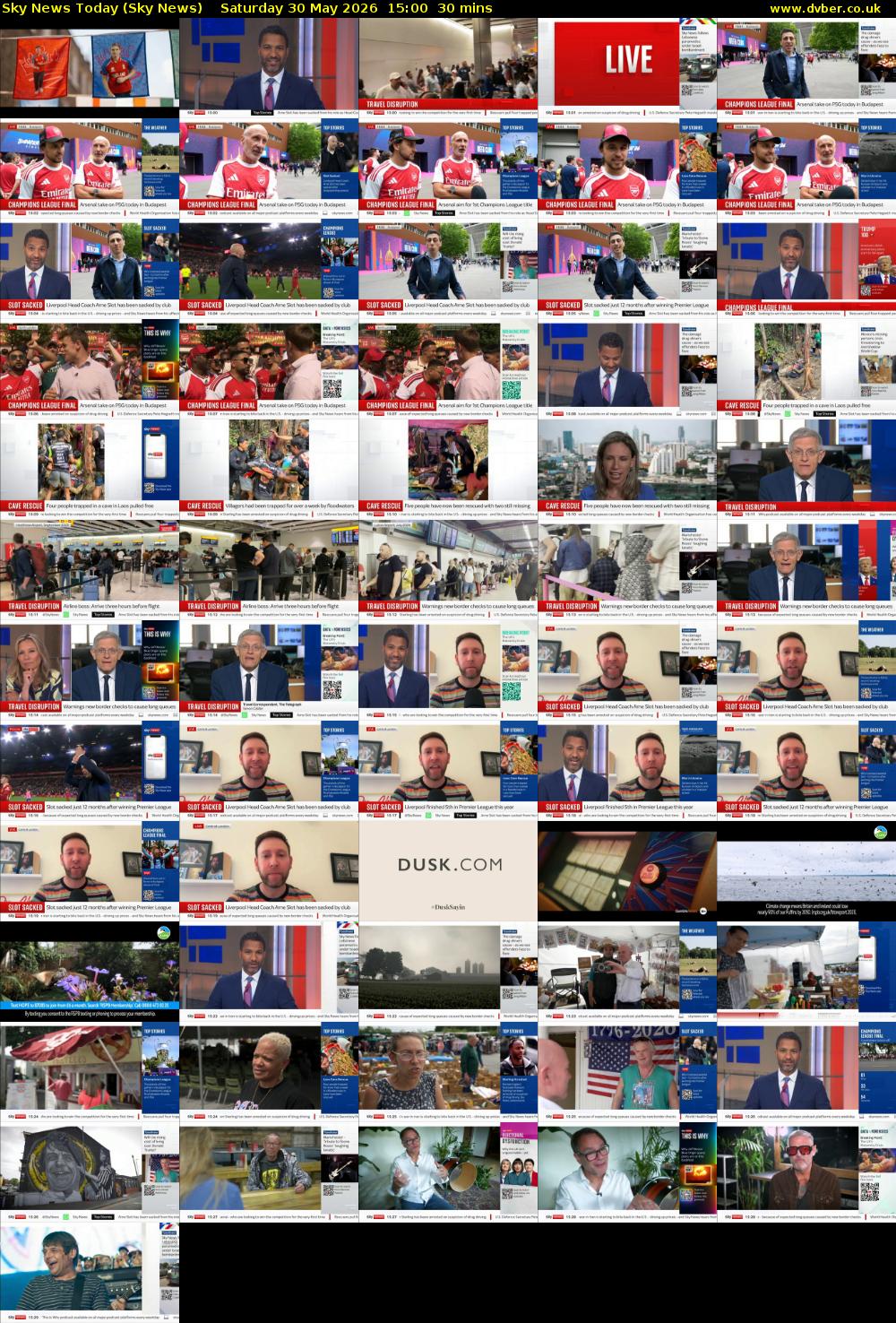 Sky News Today (Sky News) Saturday 30 May 2026 15:00 - 15:30