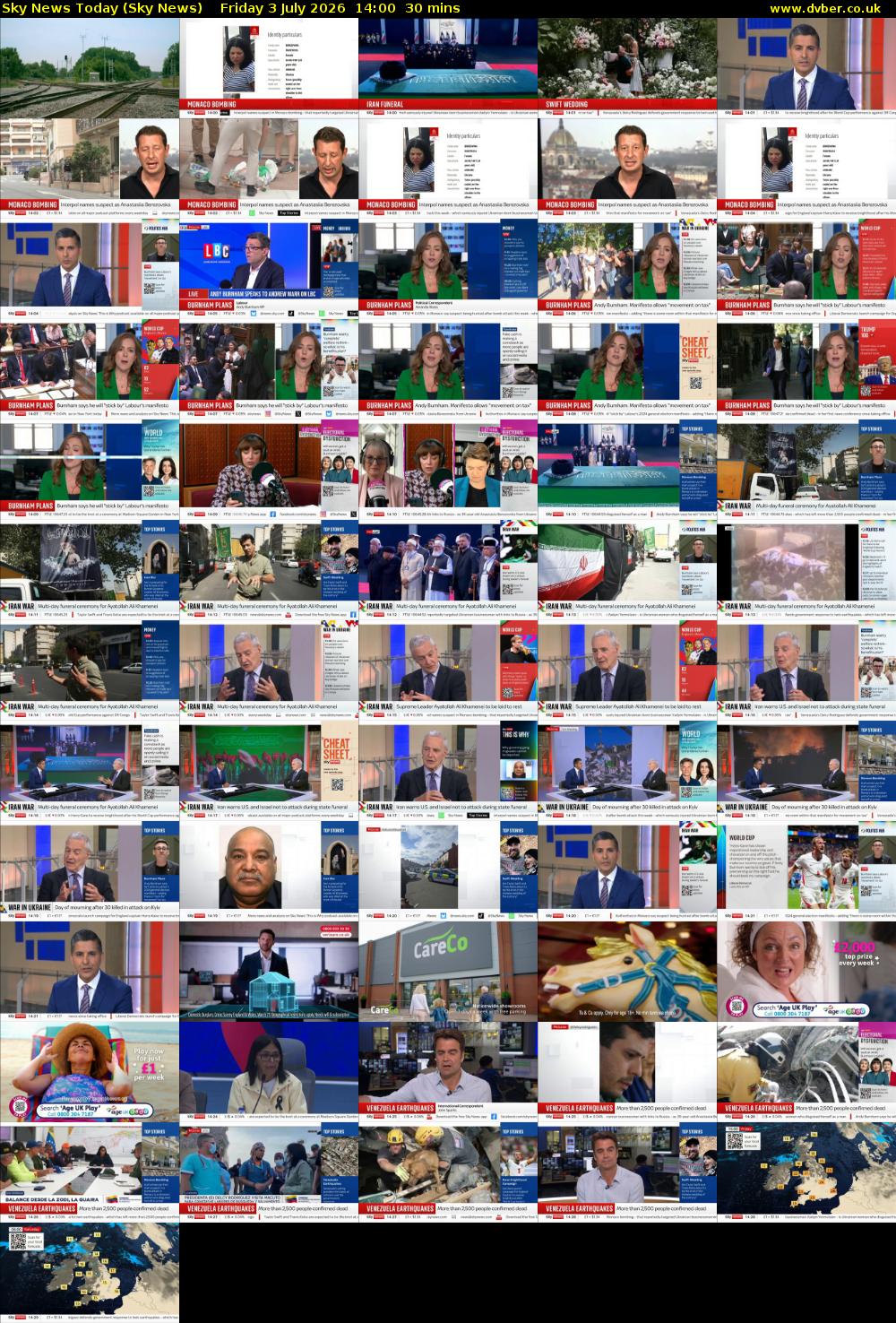 Sky News Today (Sky News) Friday 3 July 2026 14:00 - 14:30