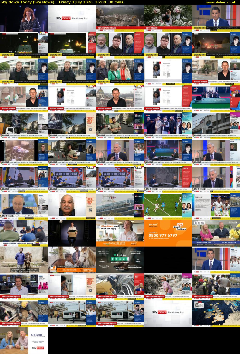 Sky News Today (Sky News) Friday 3 July 2026 16:00 - 16:30