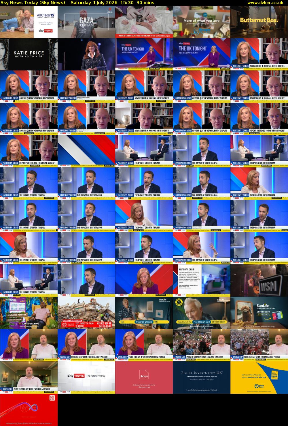 Sky News Today (Sky News) Saturday 4 July 2026 15:30 - 16:00