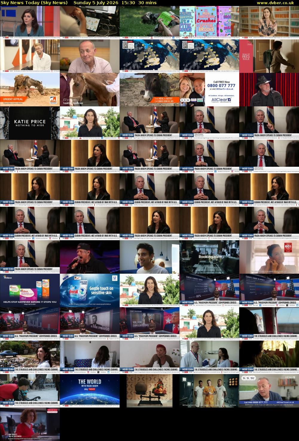 Sky News Today (Sky News) Sunday 5 July 2026 15:30 - 16:00