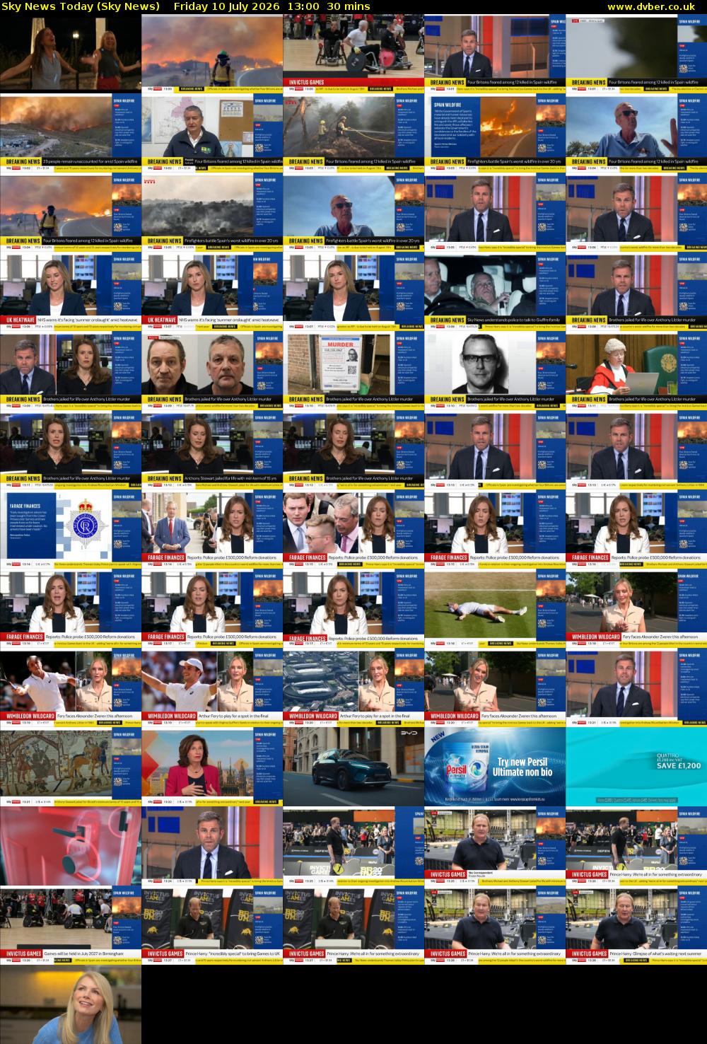 Sky News Today (Sky News) Friday 10 July 2026 13:00 - 13:30