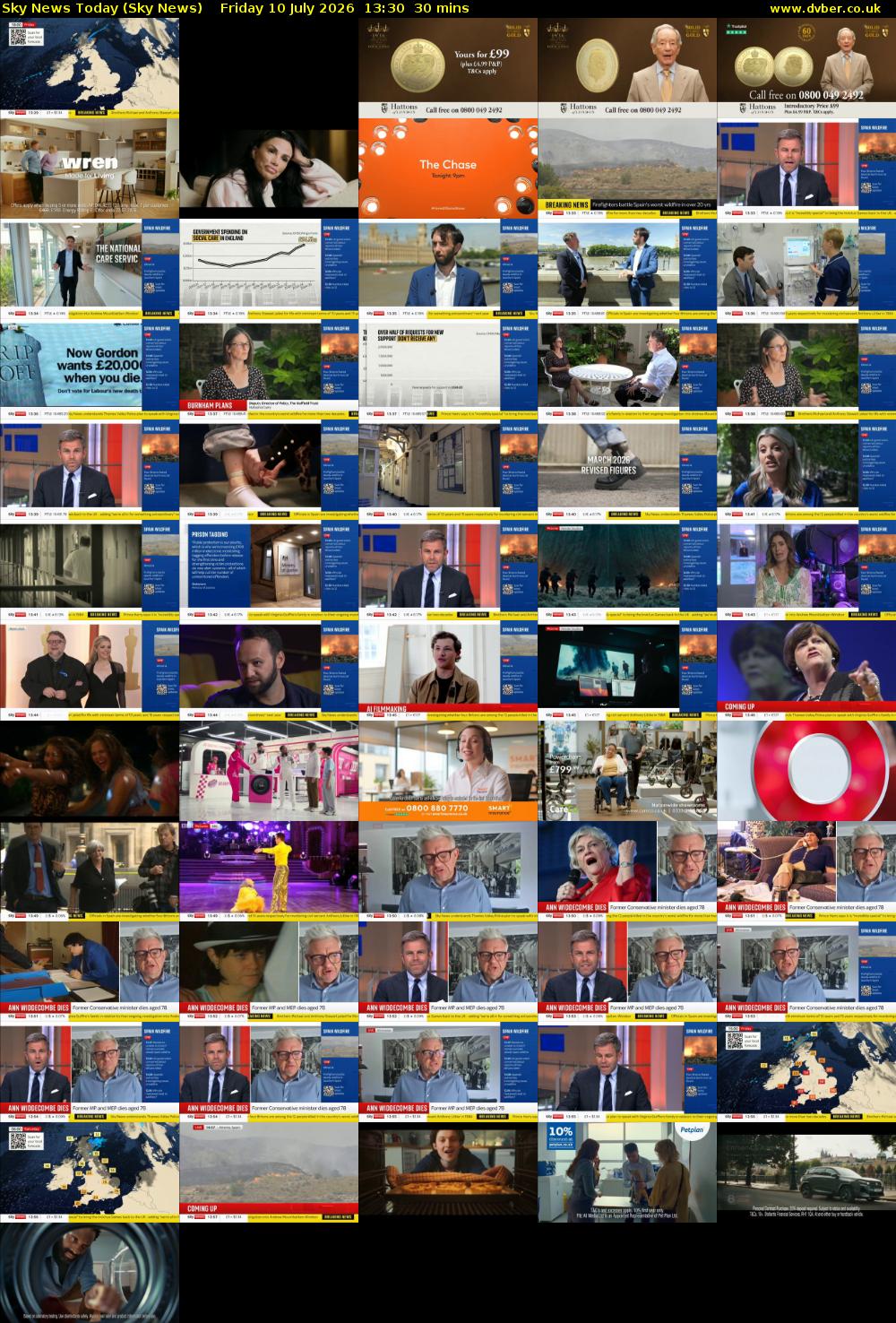Sky News Today (Sky News) Friday 10 July 2026 13:30 - 14:00