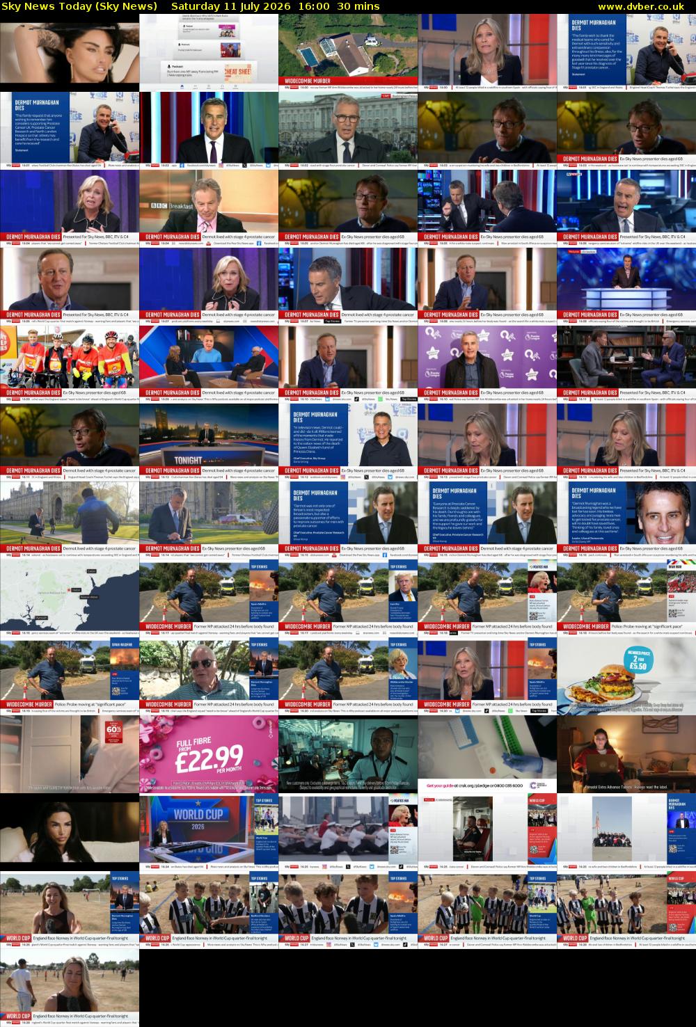 Sky News Today (Sky News) Saturday 11 July 2026 16:00 - 16:30