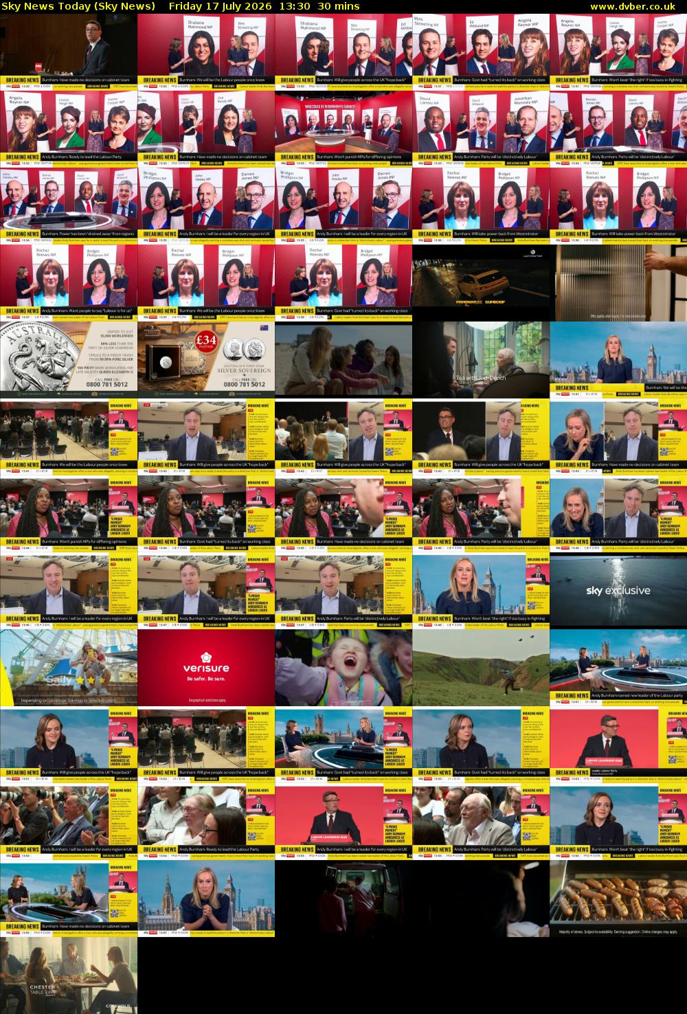Sky News Today (Sky News) Friday 17 July 2026 13:30 - 14:00