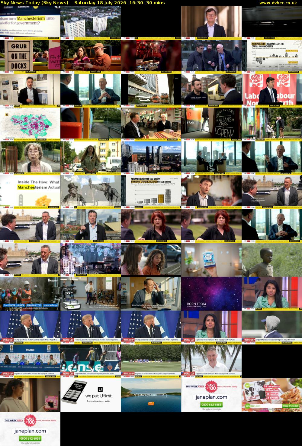 Sky News Today (Sky News) Saturday 18 July 2026 16:30 - 17:00