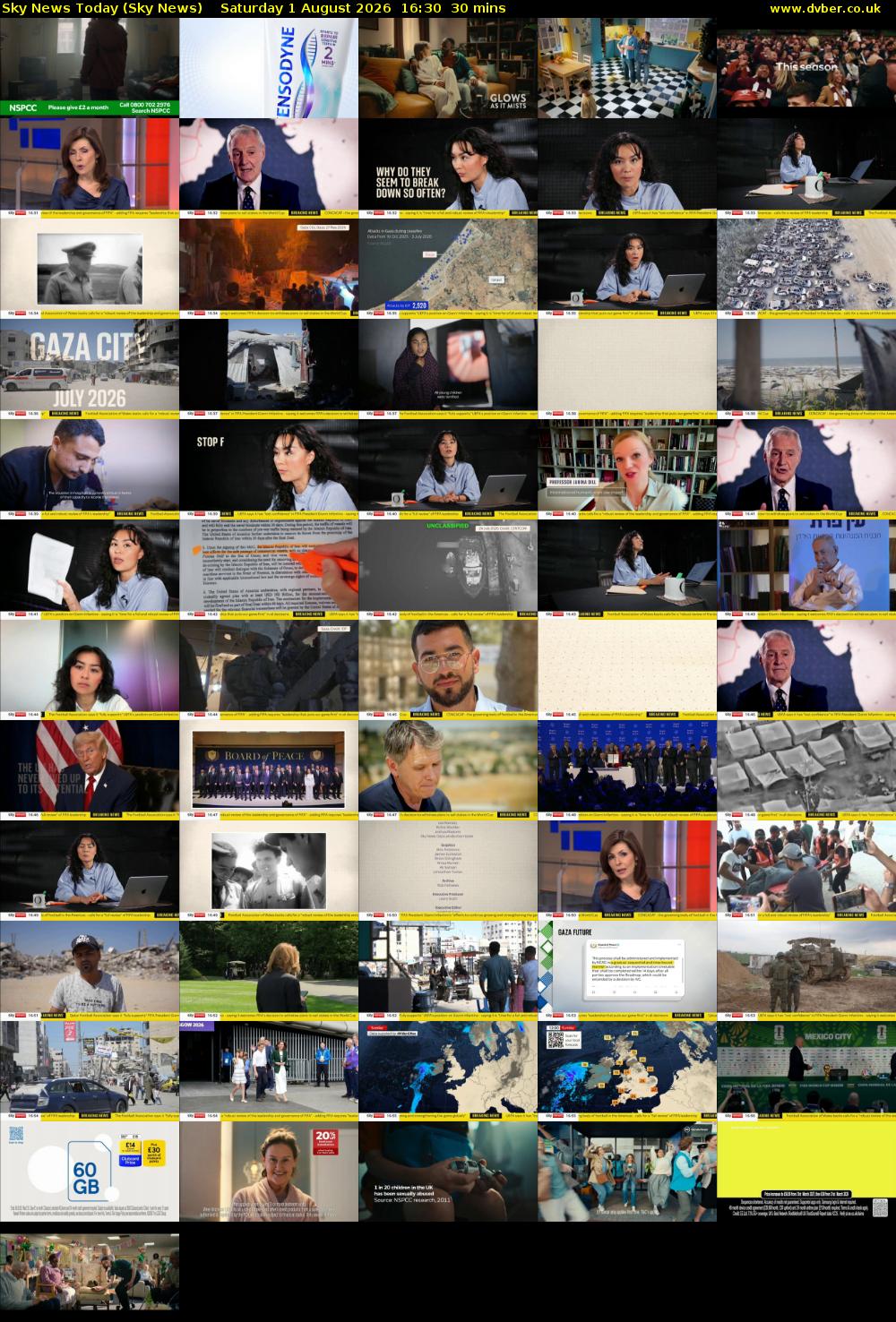 Sky News Today (Sky News) Saturday 1 August 2026 16:30 - 17:00
