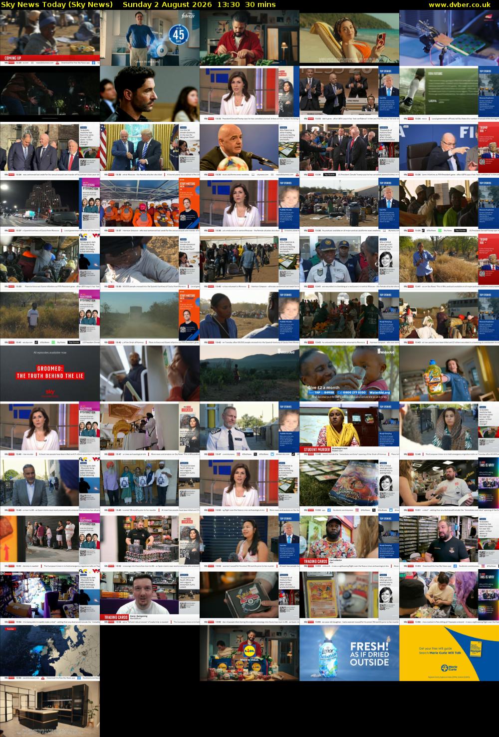 Sky News Today (Sky News) Sunday 2 August 2026 13:30 - 14:00
