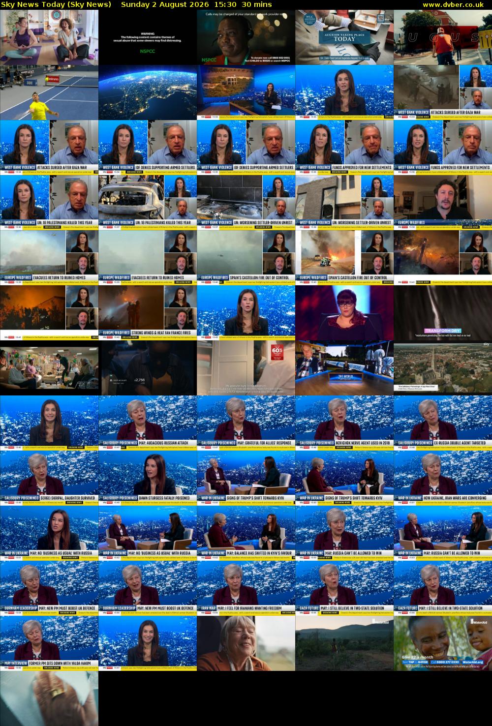 Sky News Today (Sky News) Sunday 2 August 2026 15:30 - 16:00