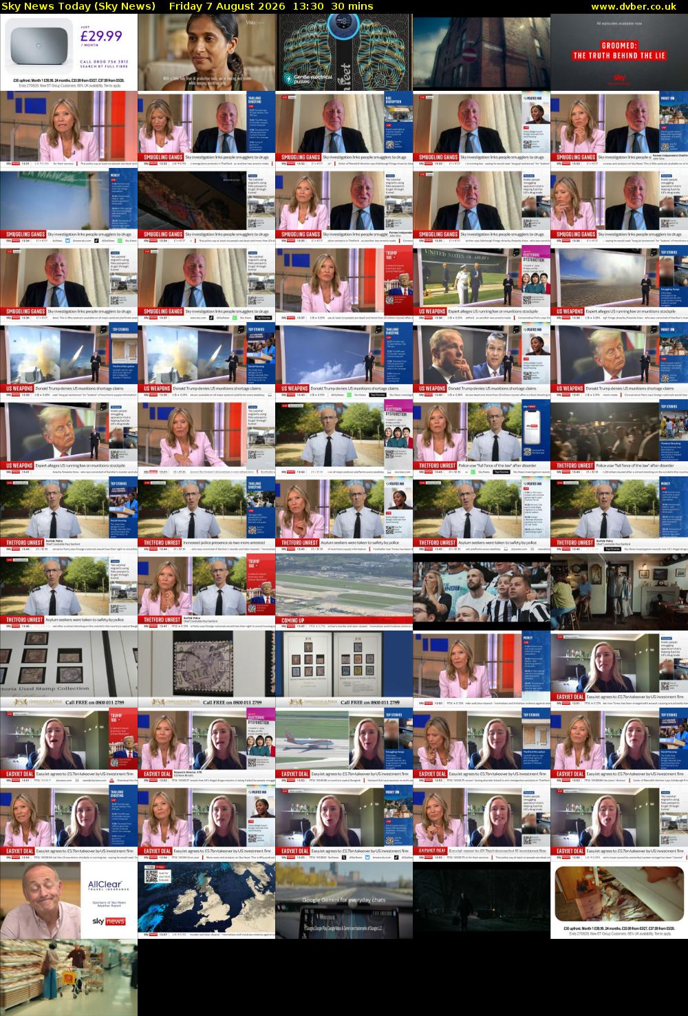 Sky News Today (Sky News) Friday 7 August 2026 13:30 - 14:00