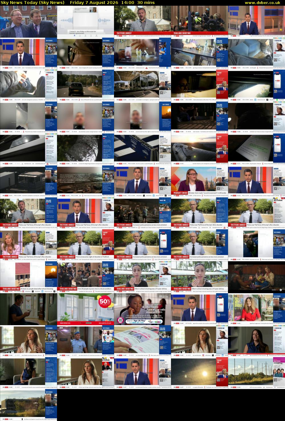 Sky News Today (Sky News) Friday 7 August 2026 14:00 - 14:30
