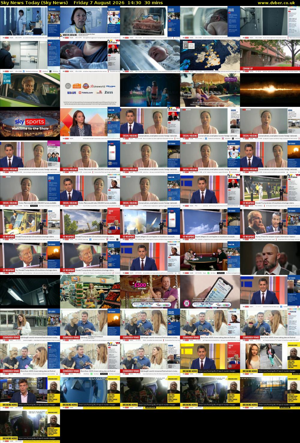 Sky News Today (Sky News) Friday 7 August 2026 14:30 - 15:00