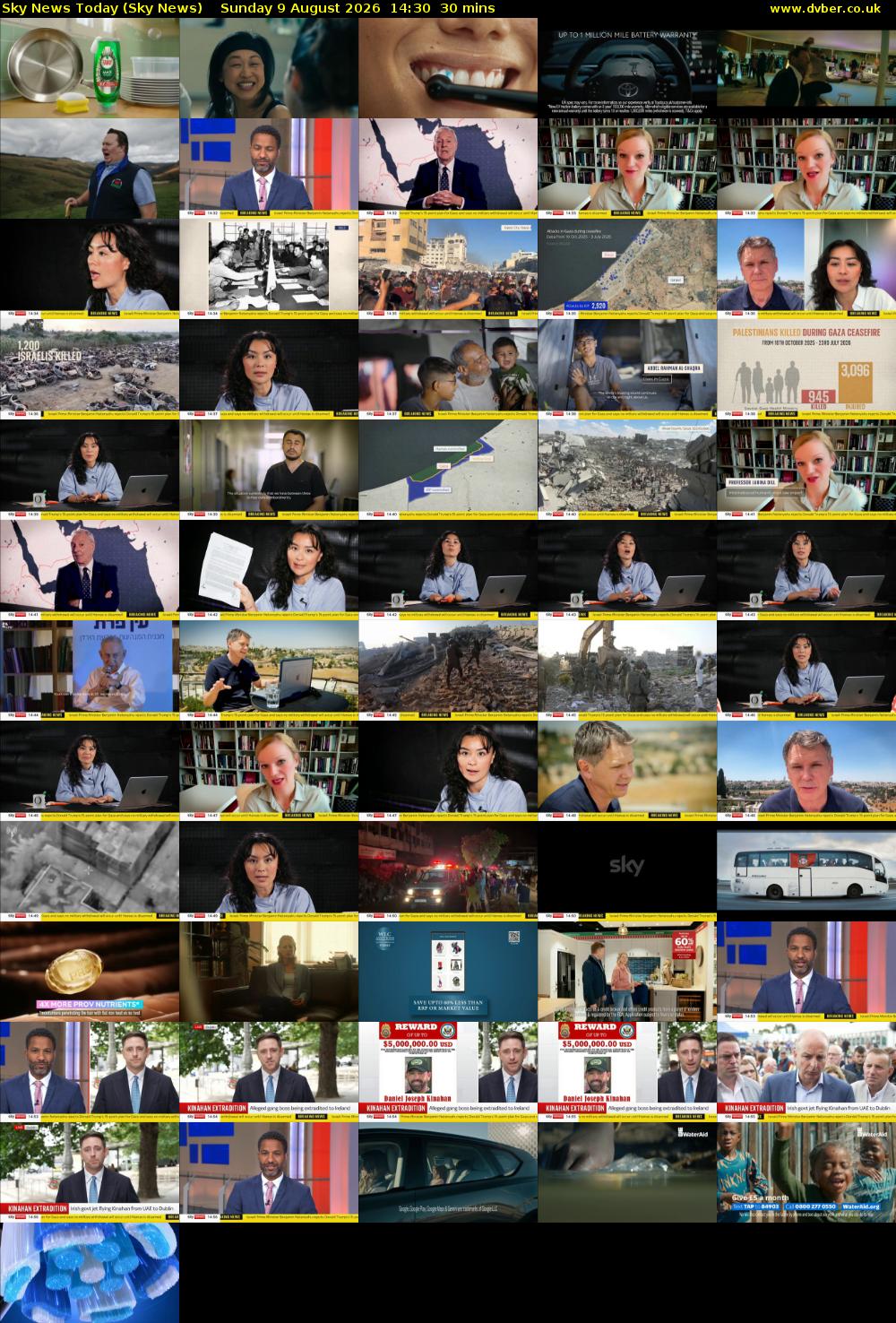 Sky News Today (Sky News) Sunday 9 August 2026 14:30 - 15:00