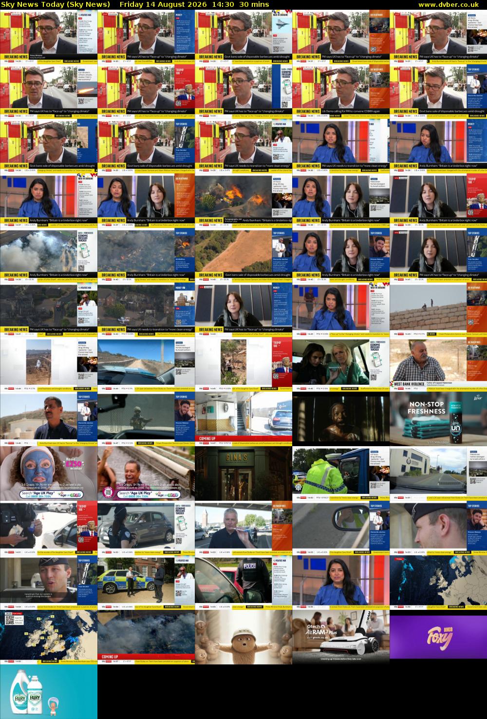 Sky News Today (Sky News) Friday 14 August 2026 14:30 - 15:00