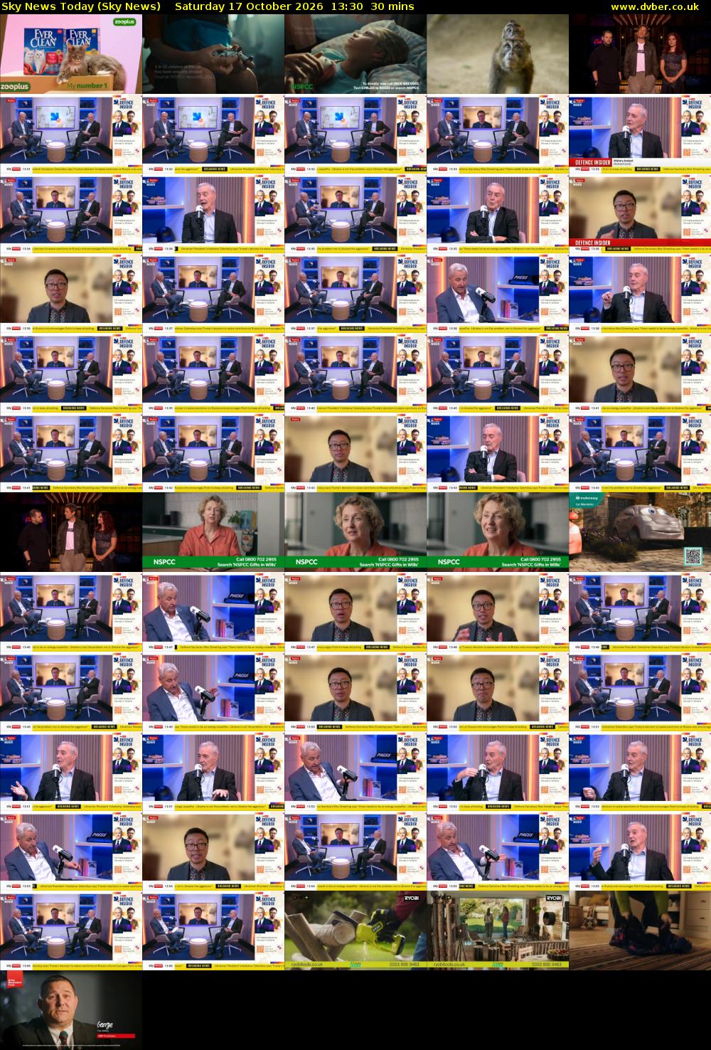 Sky News Today (Sky News) Saturday 17 October 2026 13:30 - 14:00