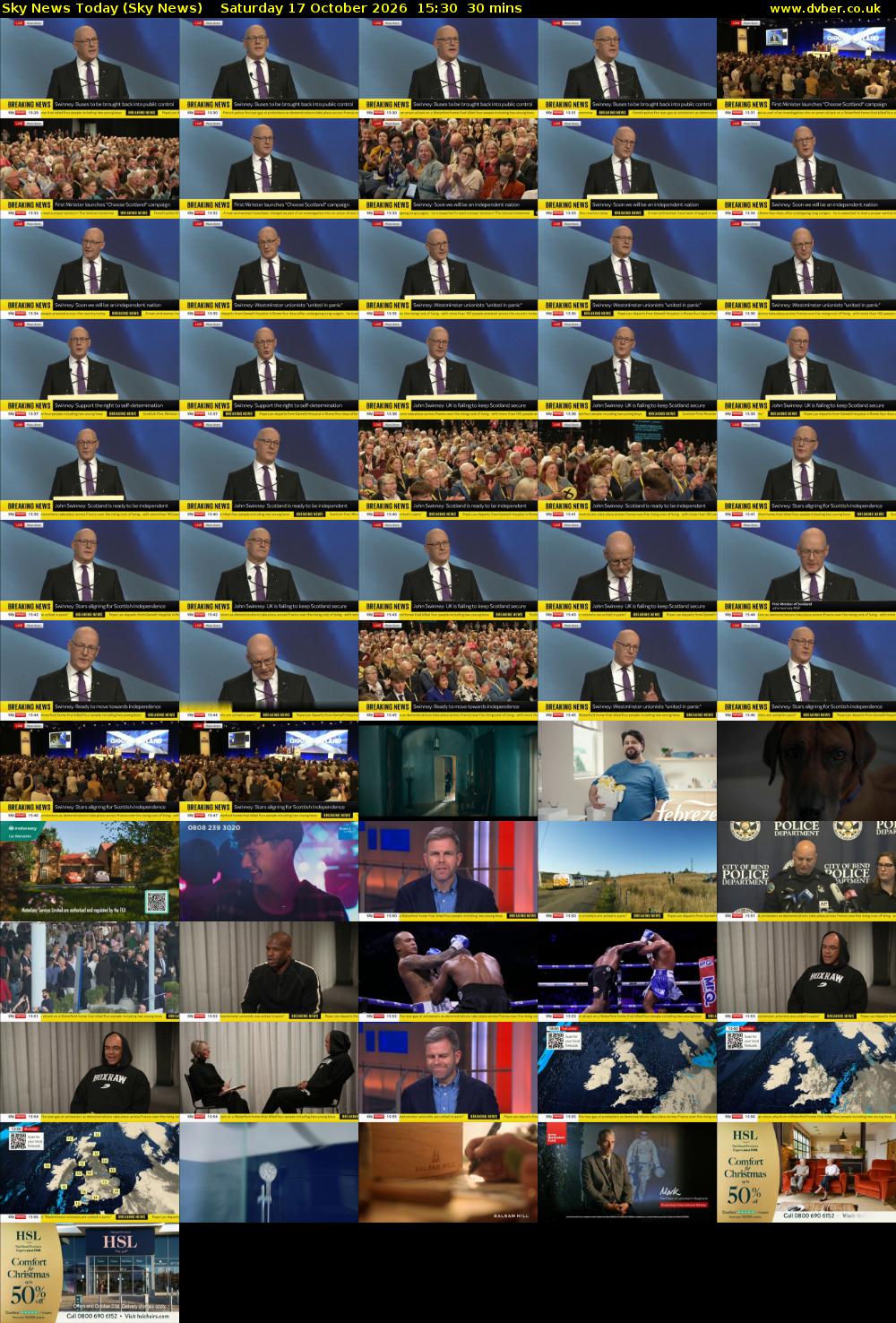 Sky News Today (Sky News) Saturday 17 October 2026 15:30 - 16:00