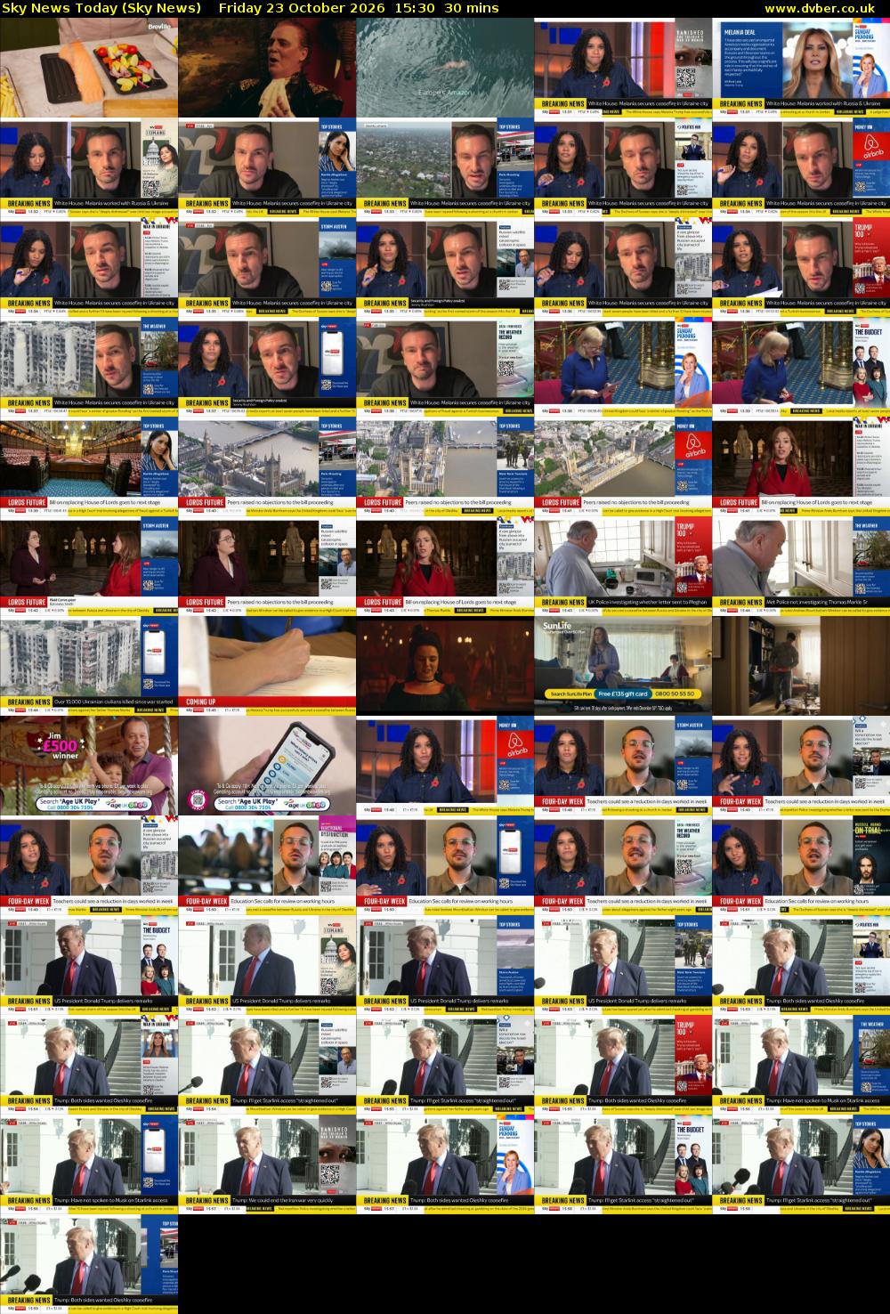 Sky News Today (Sky News) Friday 23 October 2026 15:30 - 16:00