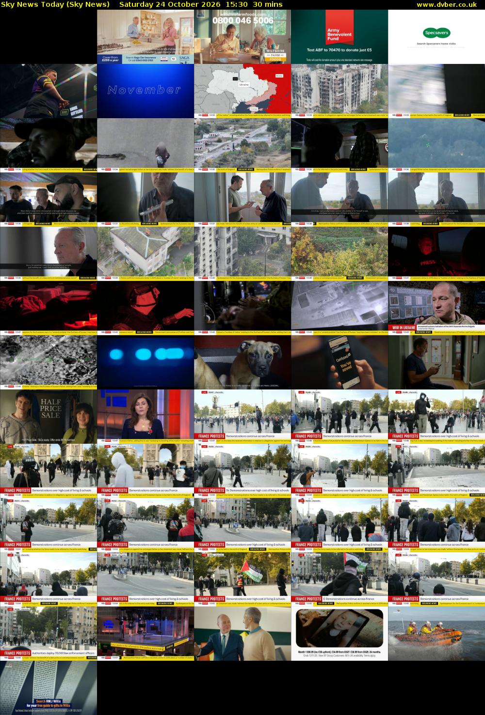 Sky News Today (Sky News) Saturday 24 October 2026 15:30 - 16:00