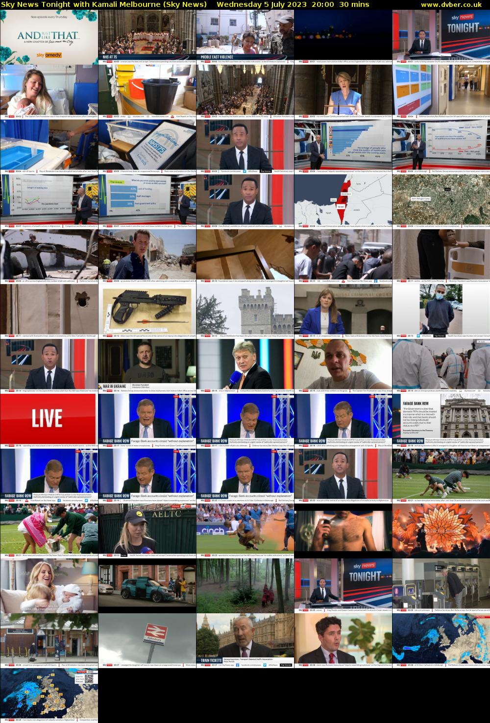 Sky News Tonight with Kamali Melbourne (Sky News) Wednesday 5 July 2023 20:00 - 20:30