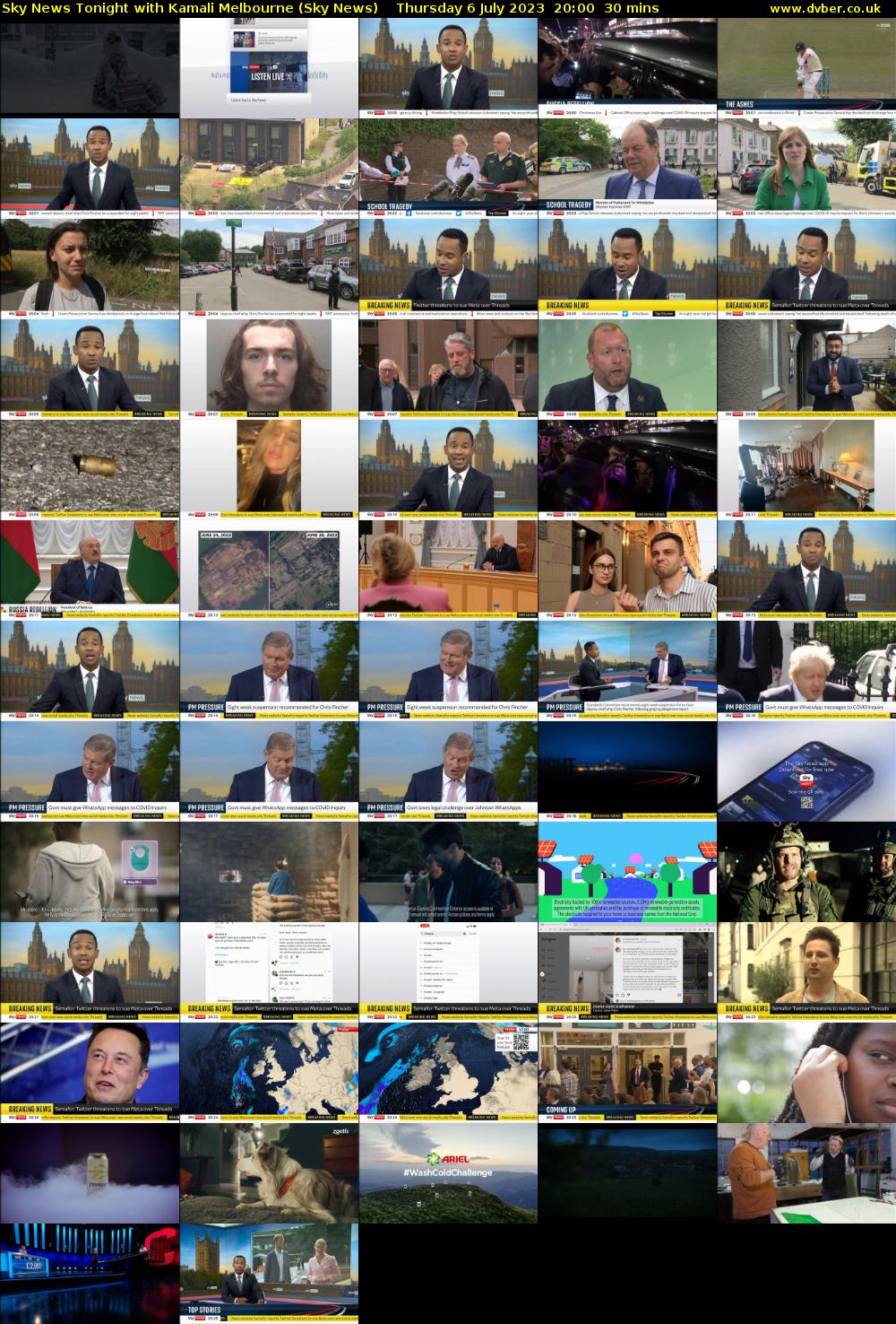 Sky News Tonight with Kamali Melbourne (Sky News) Thursday 6 July 2023 20:00 - 20:30