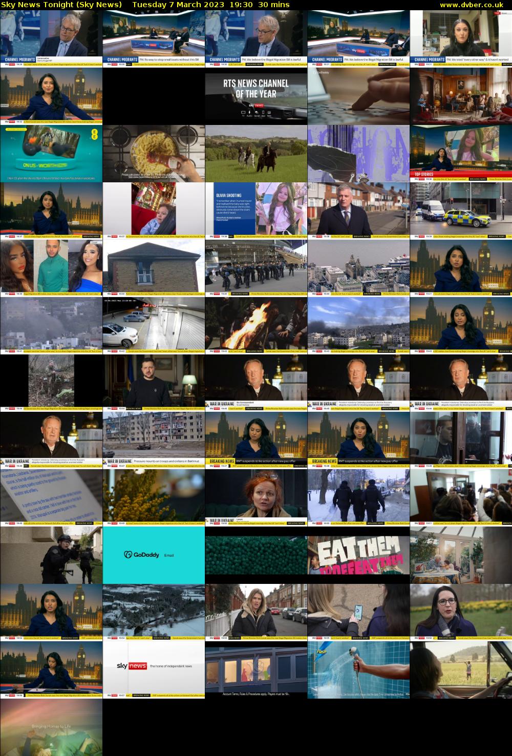 Sky News Tonight (Sky News) Tuesday 7 March 2023 19:30 - 20:00