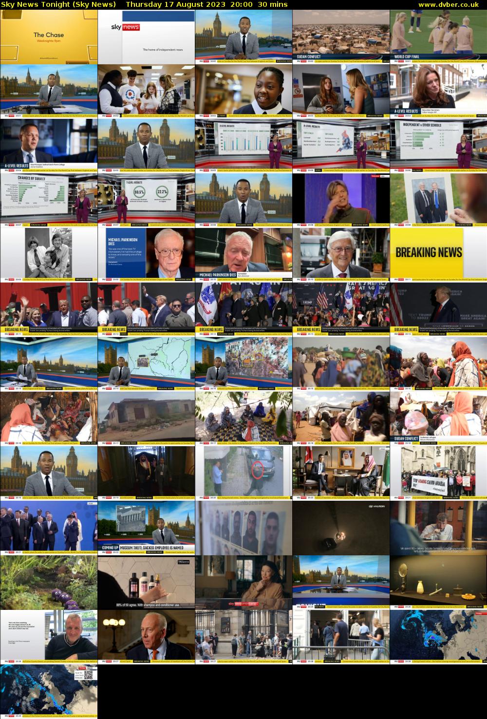 Sky News Tonight (Sky News) Thursday 17 August 2023 20:00 - 20:30