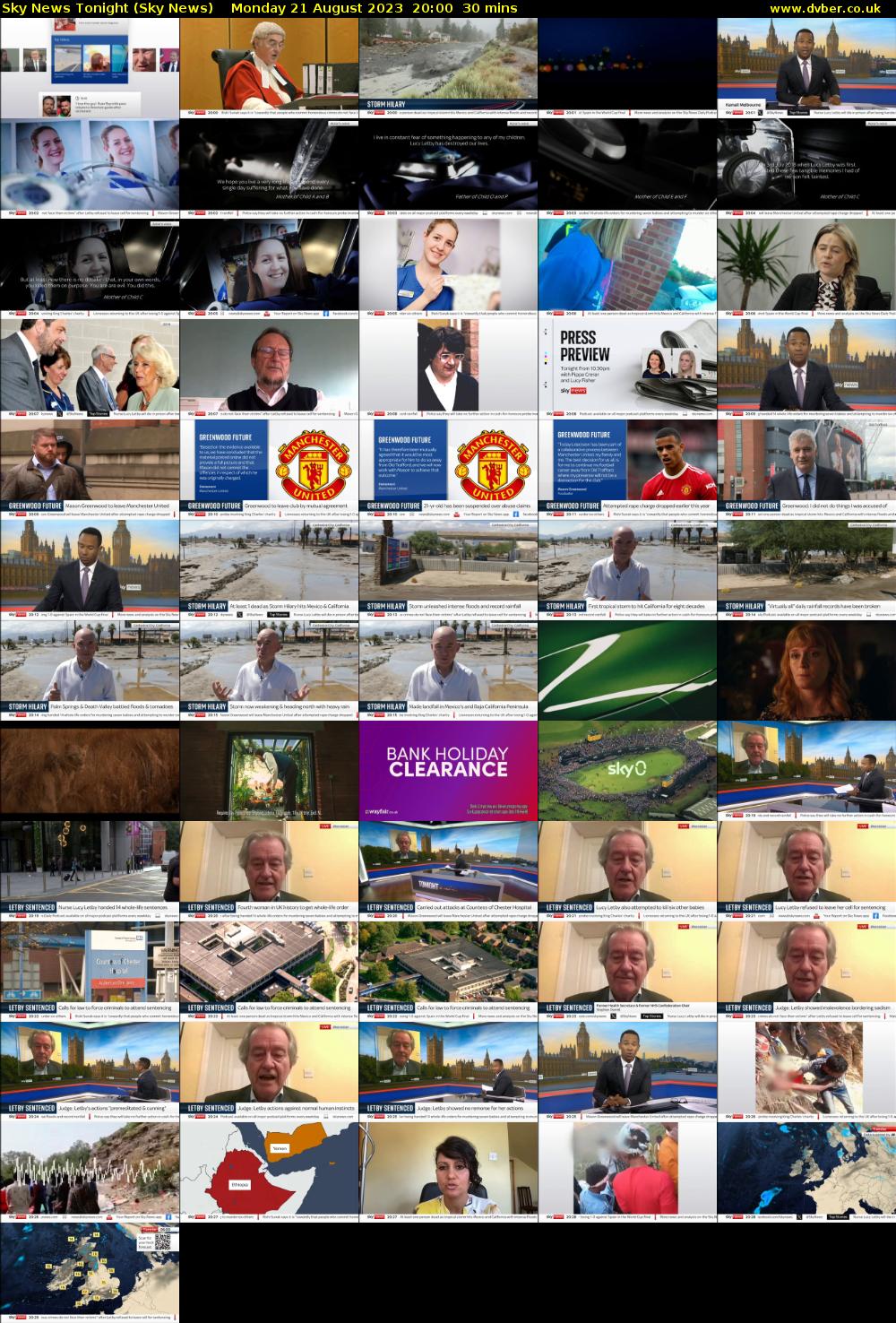 Sky News Tonight (Sky News) Monday 21 August 2023 20:00 - 20:30