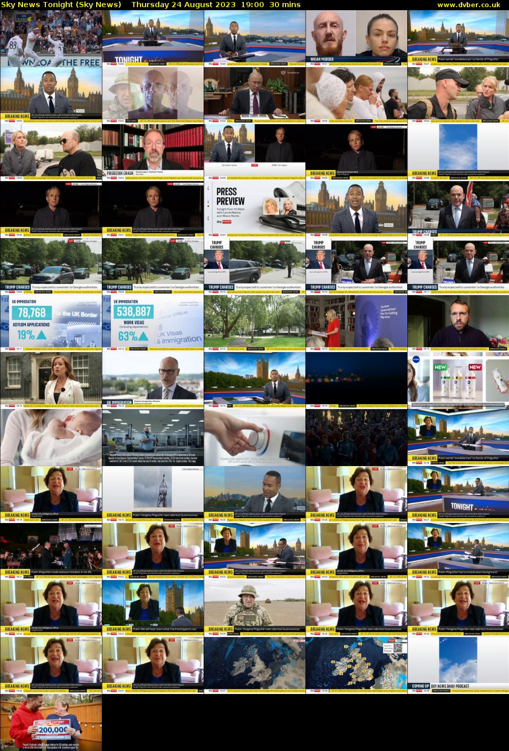 Sky News Tonight (Sky News) Thursday 24 August 2023 19:00 - 19:30
