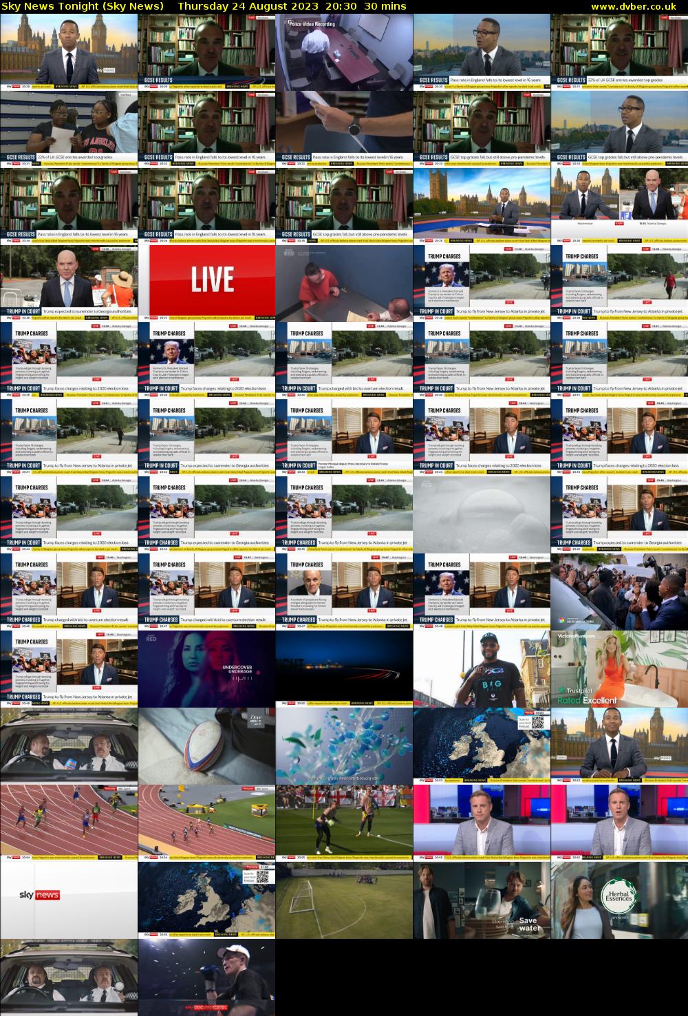 Sky News Tonight (Sky News) Thursday 24 August 2023 20:30 - 21:00