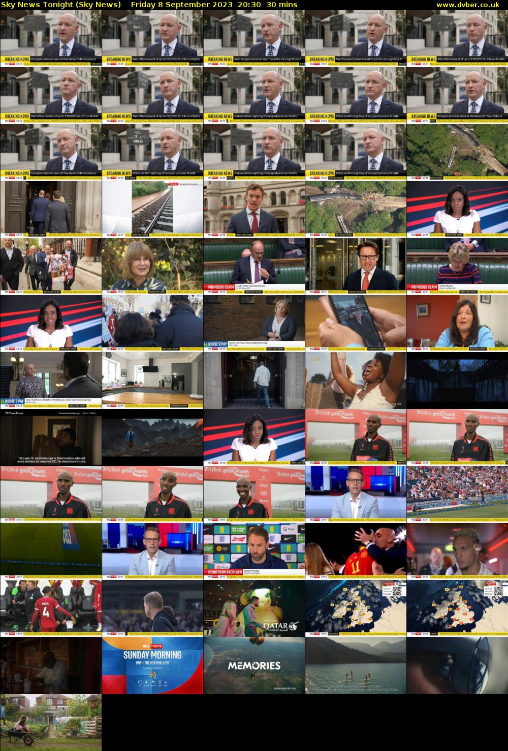 Sky News Tonight (Sky News) Friday 8 September 2023 20:30 - 21:00