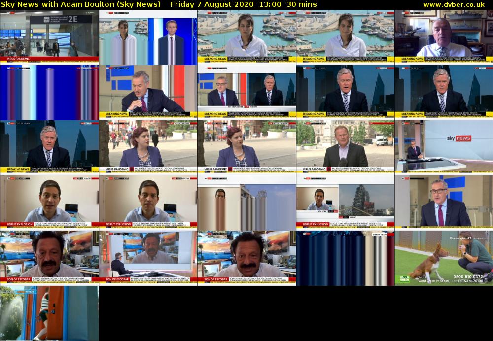 Sky News With Adam Boulton (Sky News) Friday 7 August 2020 13:00 - 13:30