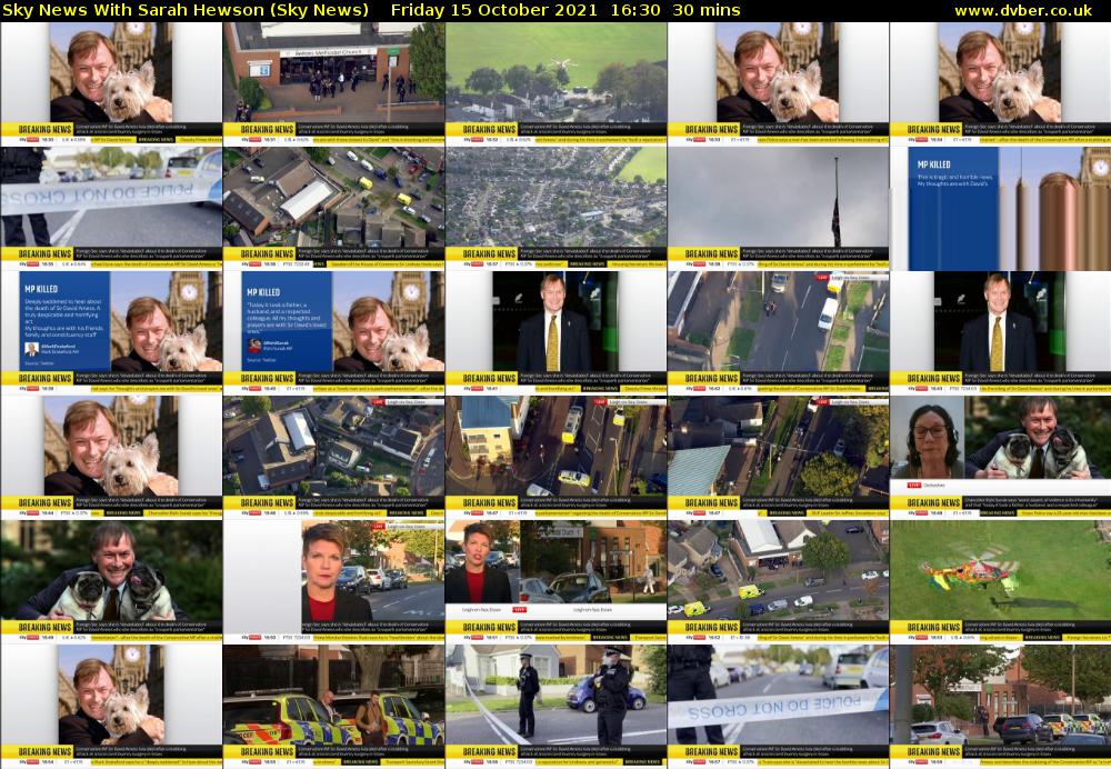 Sky News With Sarah Hewson (Sky News) Friday 15 October 2021 16:30 - 17:00