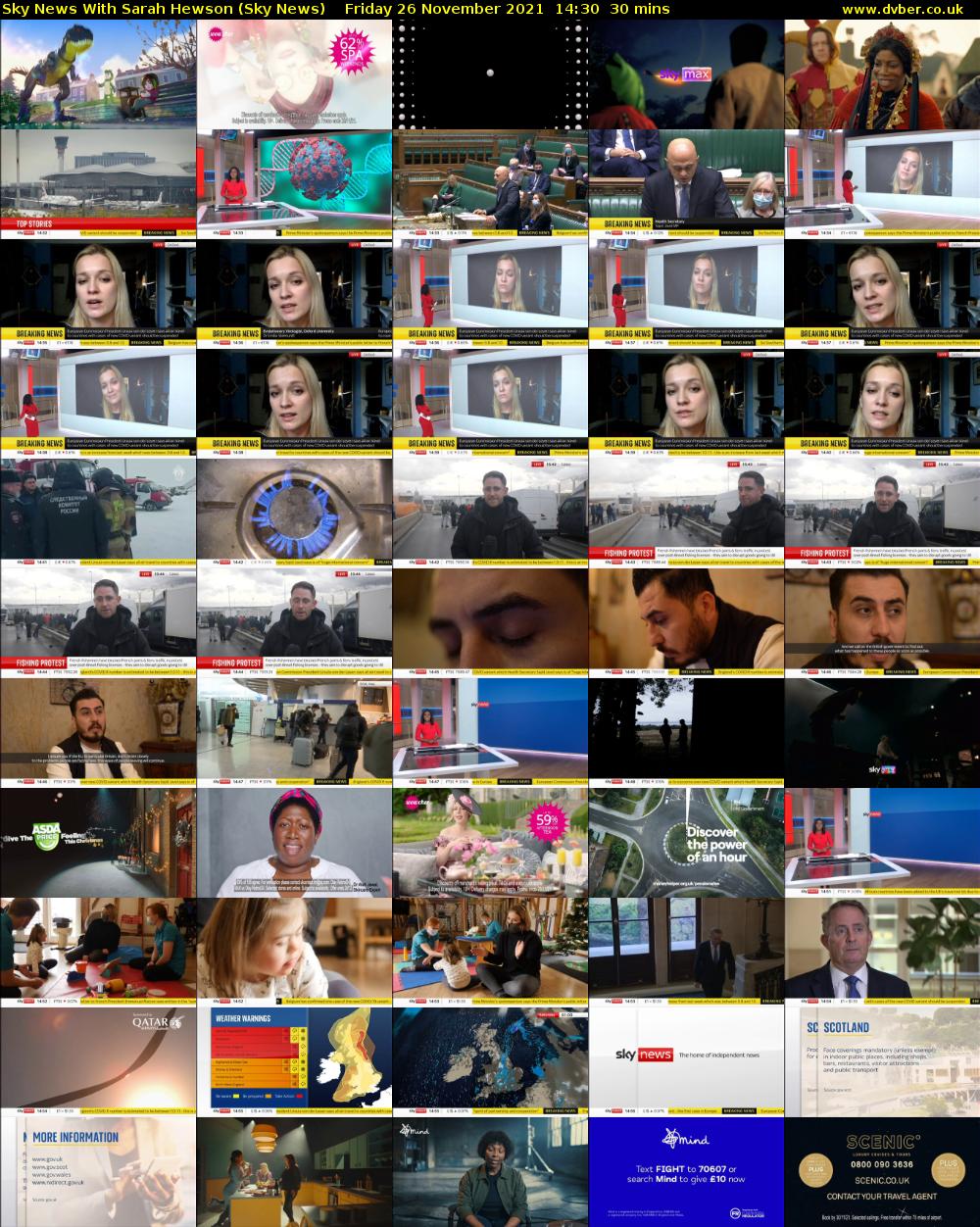 Sky News With Sarah Hewson (Sky News) Friday 26 November 2021 14:30 - 15:00