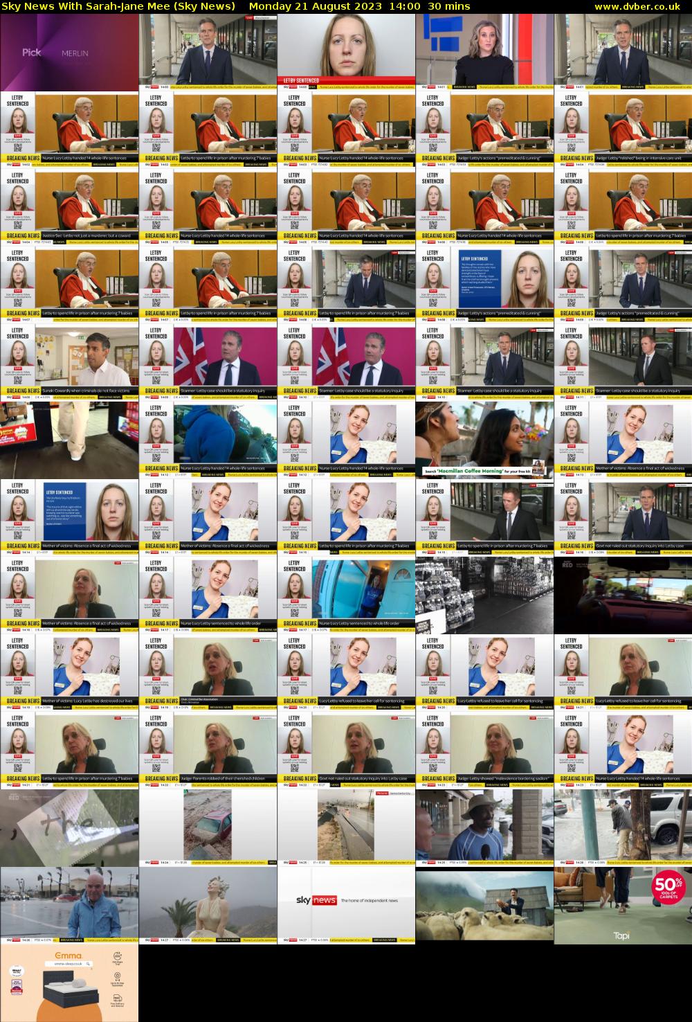Sky News With Sarah-Jane Mee (Sky News) Monday 21 August 2023 14:00 - 14:30