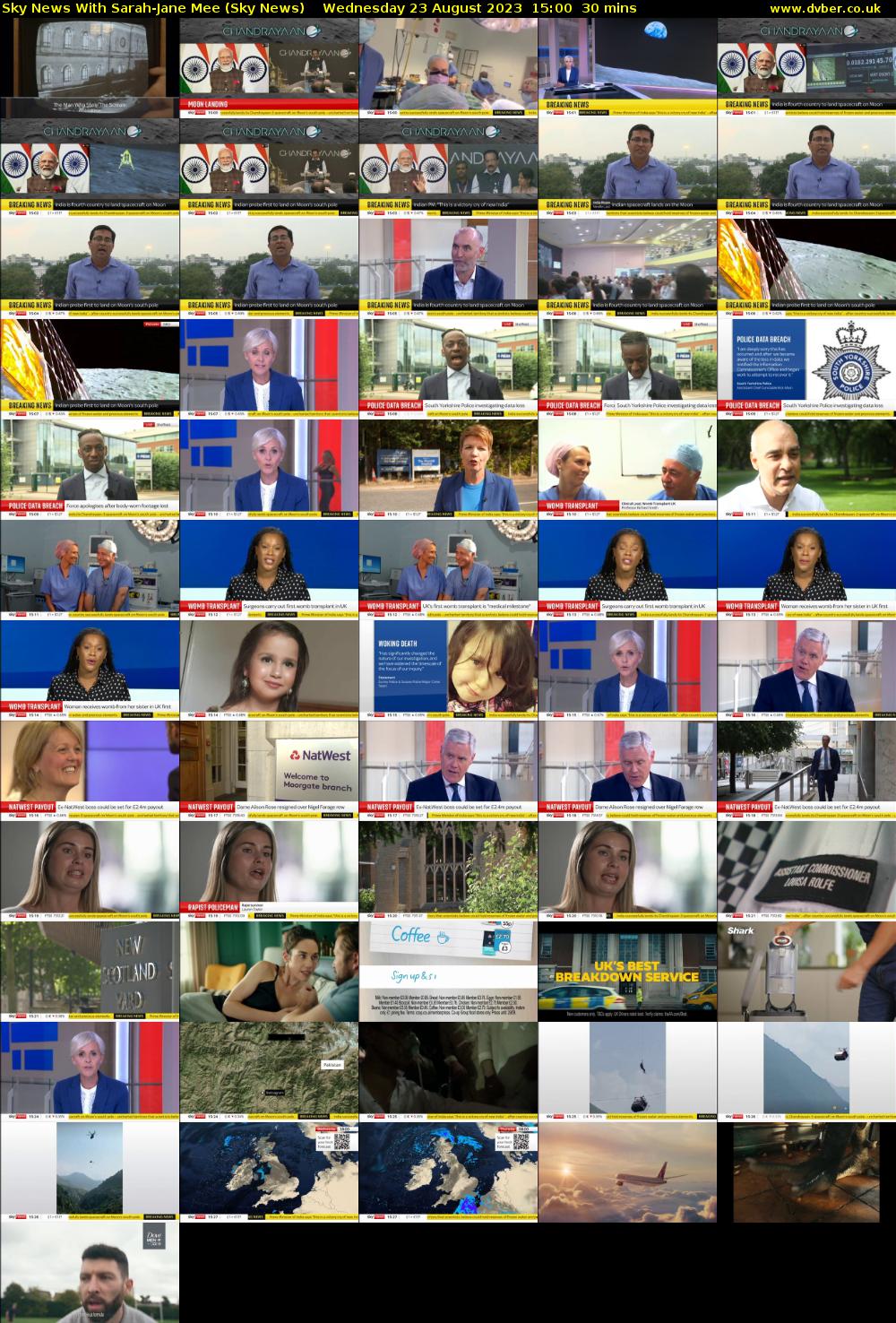 Sky News With Sarah-Jane Mee (Sky News) Wednesday 23 August 2023 15:00 - 15:30