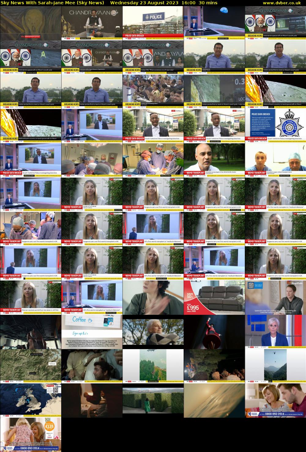 Sky News With Sarah-Jane Mee (Sky News) Wednesday 23 August 2023 16:00 - 16:30