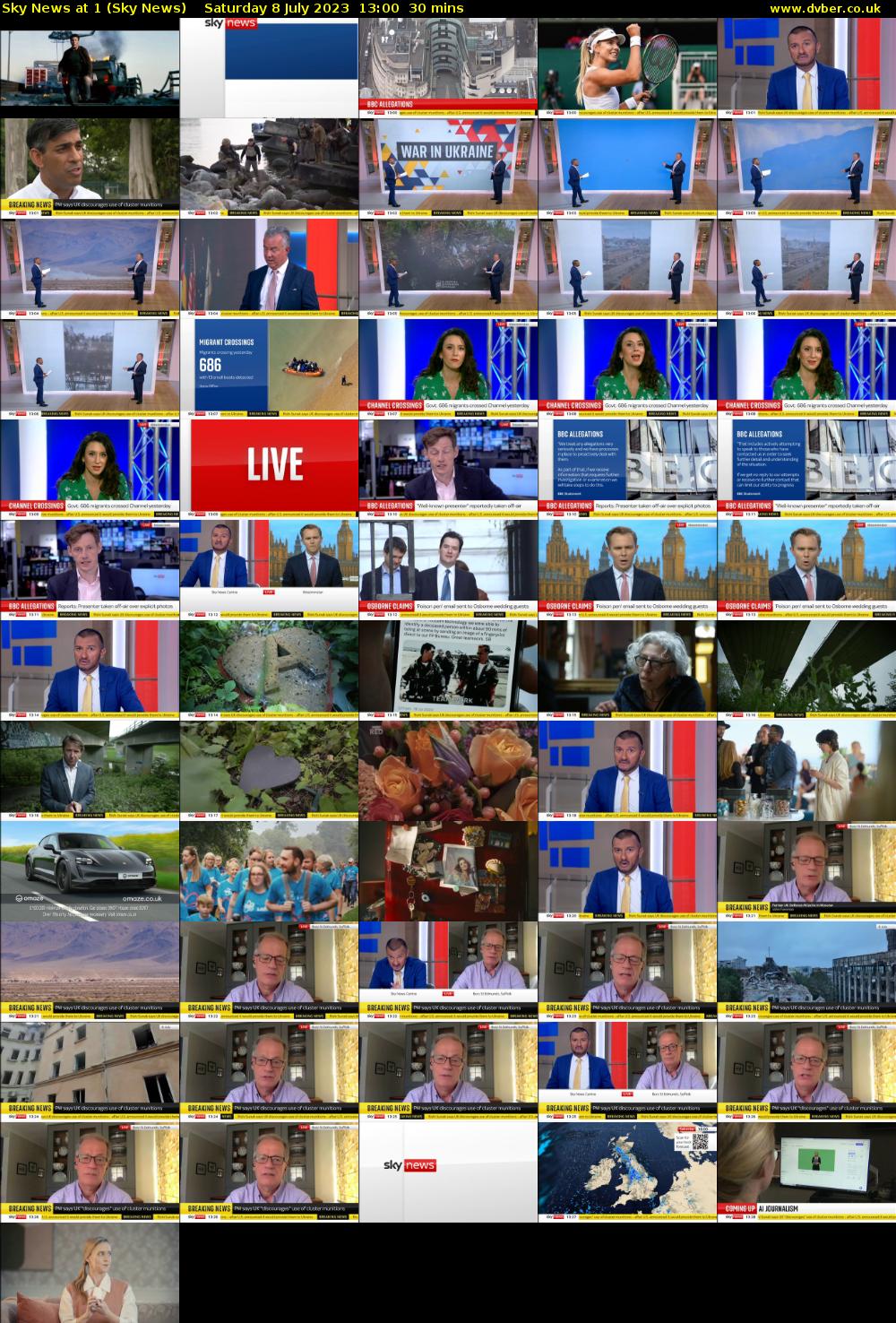 Sky News at 1 (Sky News) Saturday 8 July 2023 13:00 - 13:30