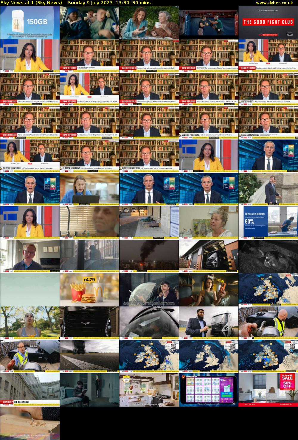 Sky News at 1 (Sky News) Sunday 9 July 2023 13:30 - 14:00