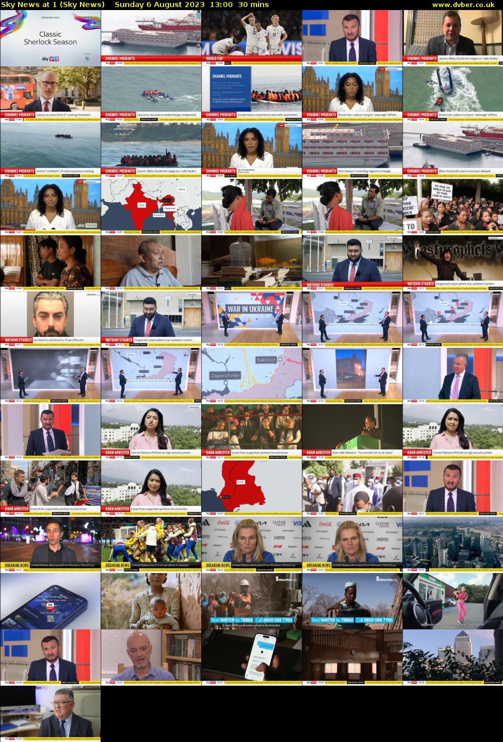 Sky News at 1 (Sky News) Sunday 6 August 2023 13:00 - 13:30