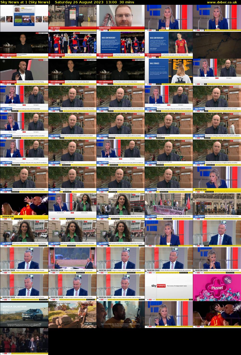 Sky News at 1 (Sky News) Saturday 26 August 2023 13:00 - 13:30