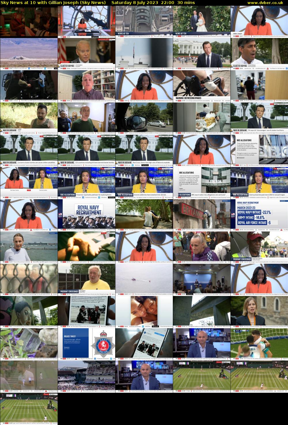 Sky News at 10 with Gillian Joseph (Sky News) Saturday 8 July 2023 22:00 - 22:30